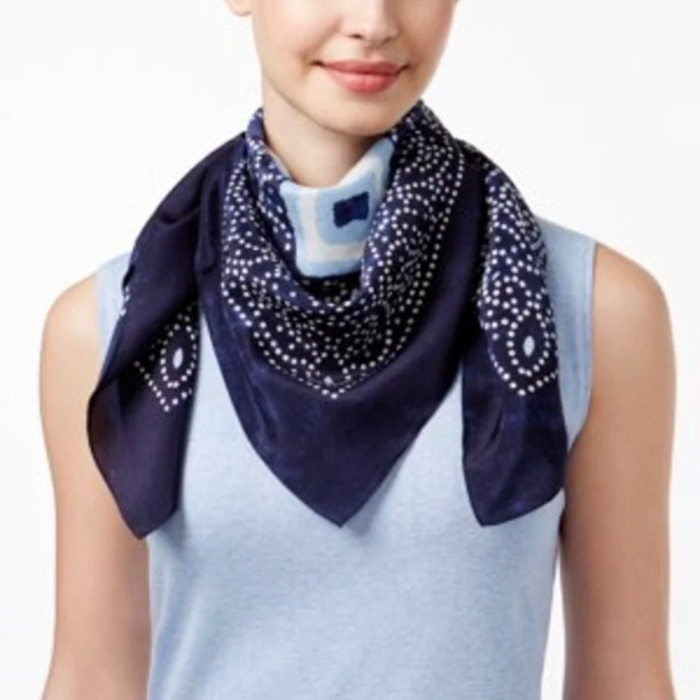 Vince Camuto Soul Silk Square Scarf NWT